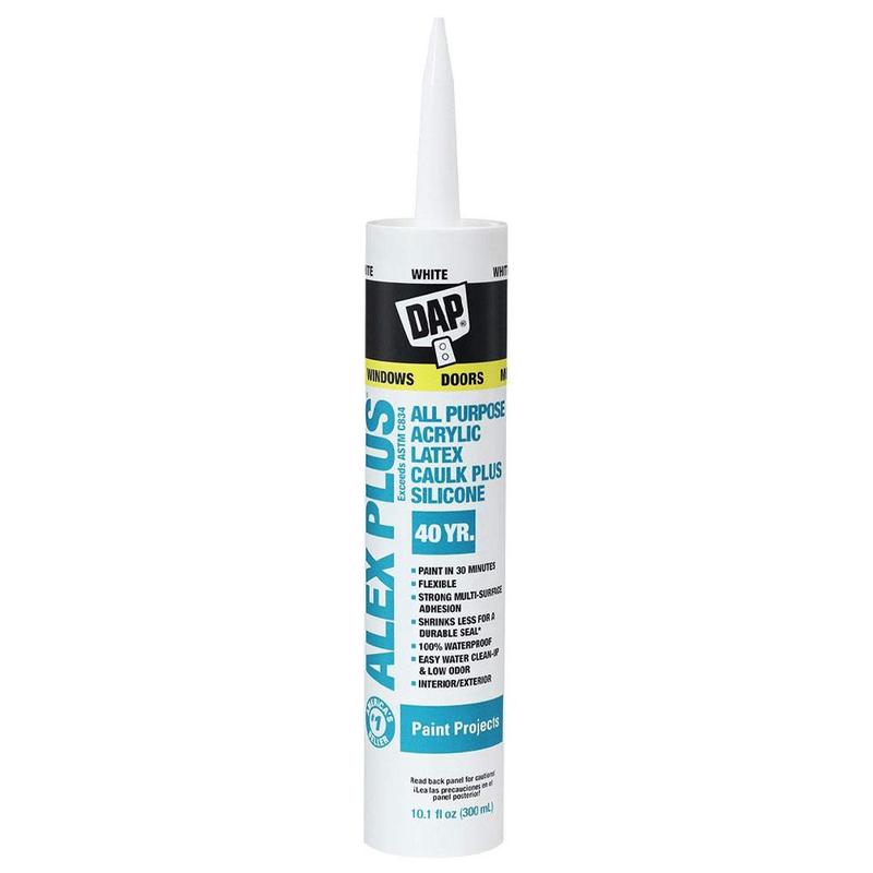 Dap Alex Plus with Silicone Caulk