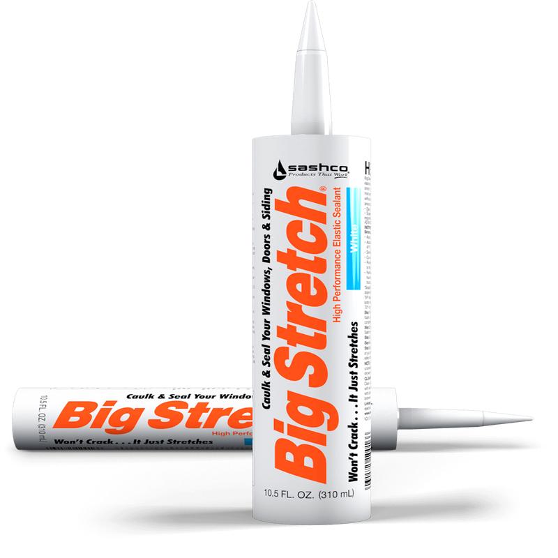 Sashco Big Stretch White Caulk 10.5oz