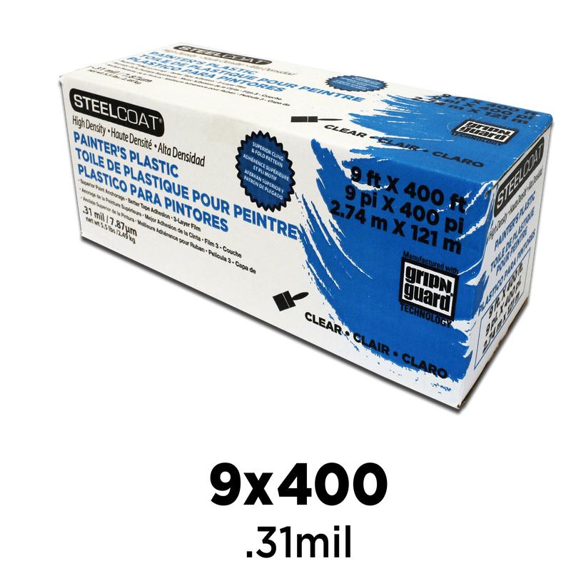 Petoskey Steelcoat P9941-06 9' x 400' .31mil High Painters Plastic