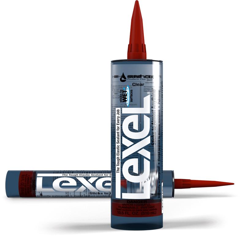 Sashco Lexel Clear 10.5 oz Caulk
