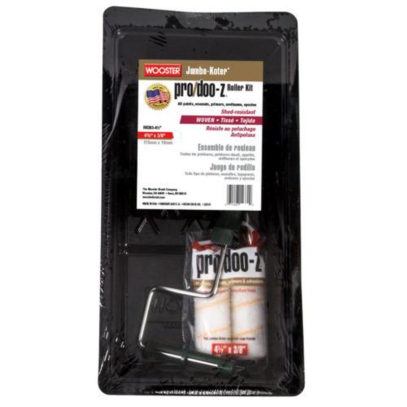 Wooster Pro/Doo-Z 4 1/2" 3/8 Jumbo-Koter Miniroller Kit