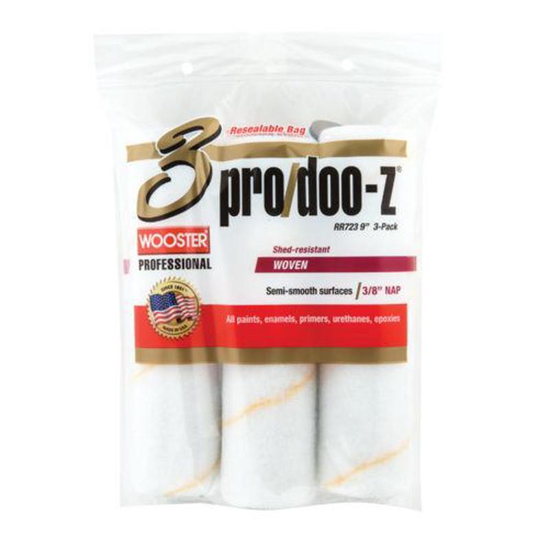 Wooster Pro/Doo-Z 9" 3/8" 3-Pack