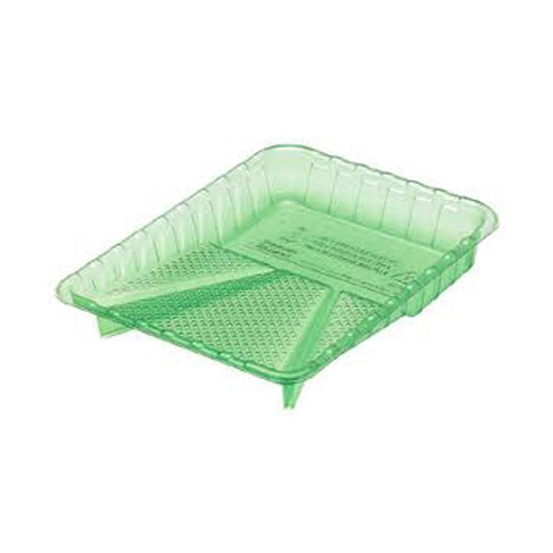 9" Green Plastic Tray