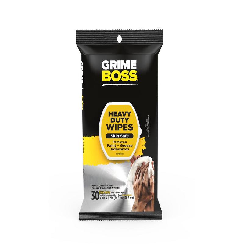 Grime Boss Hand Wipes 30 Count