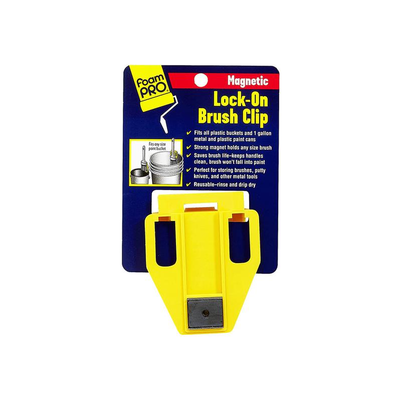 Lock-On Magnetic Brush Clip