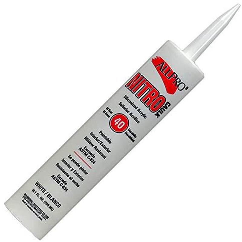 Nitro Siliconized Acrylic Caulk White