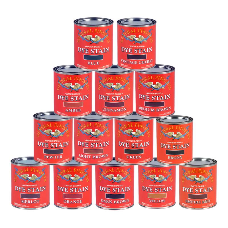 General Finishes Water-Based Dye Stains