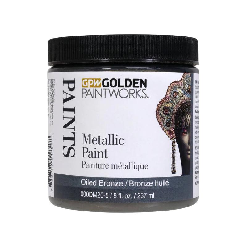 Golden Paintworks Metallic Paint 8oz Oiled Bronze