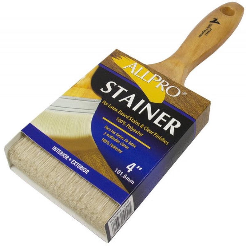 All Pro 4" Stainer Brush 100% Polyester