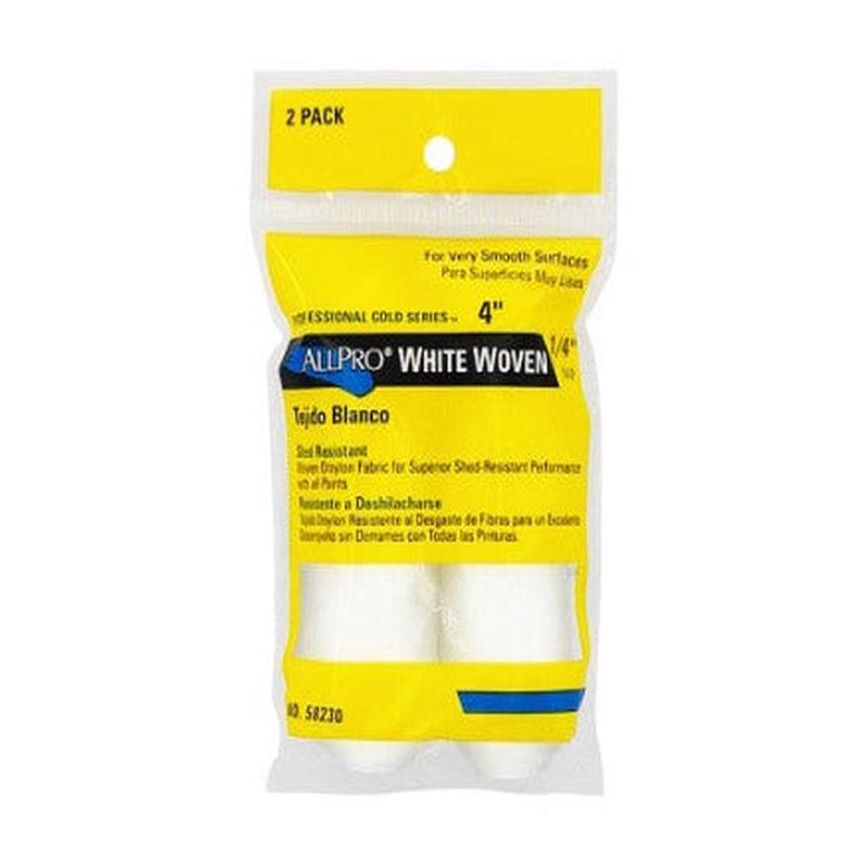 AllPro 4" White Woven Roller Refill