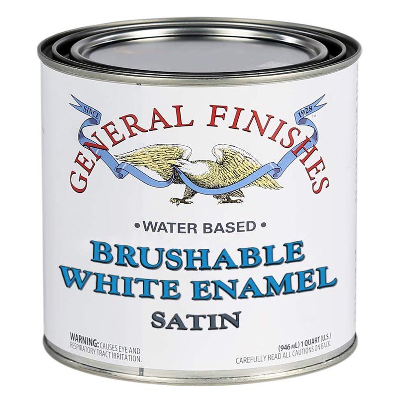 General Finishes Brushable White Enamel (Discount Items)