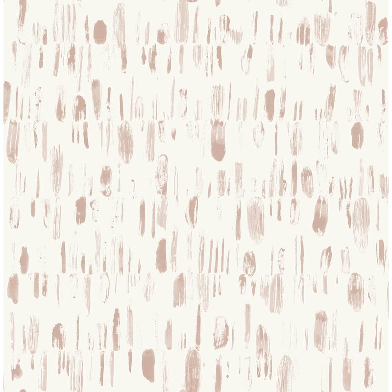 Dwell Pink Brushstrokes Wallpaper