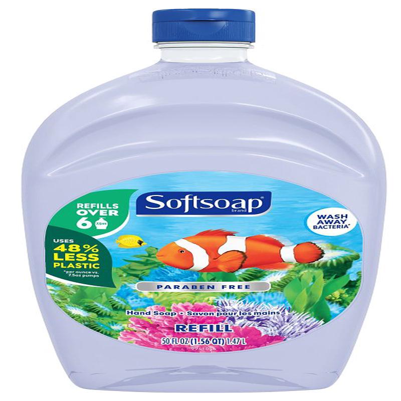 Softsoap Aquarium Series US05262A Hand Soap, Liquid, 50 fl-oz, Bottle