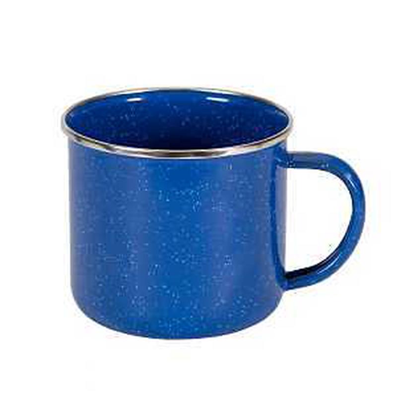 Stansport 15995 Coffee Mug, 22 oz Capacity, Blue, Enamel