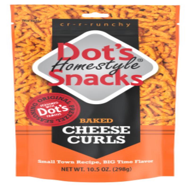 Dot's Homestyle Pretzels 6006 Curl Pretzel, Cheese Flavor, 10 oz