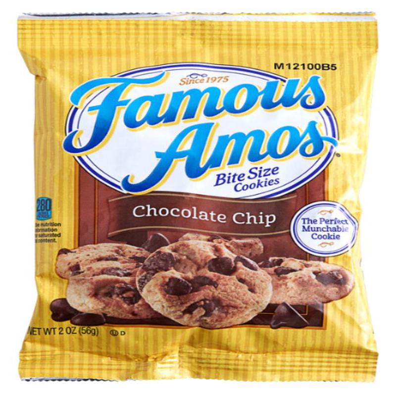 Famous Amos 774003 Cookies, Chocolate Chip, 3 oz Bag