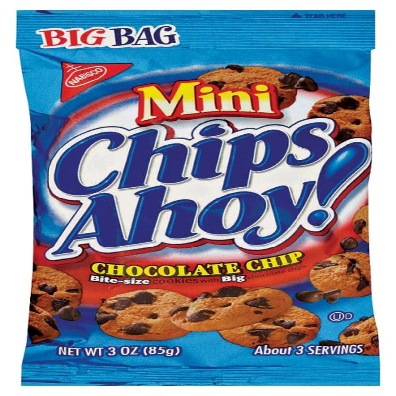 Nabisco 453032 Cookies, Chocolate, 3 oz, Bag