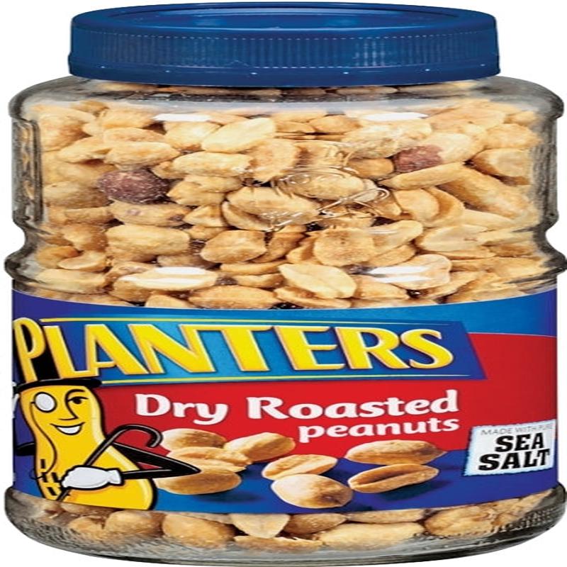 Planters 422470 Peanut, Dry Roasted, 16 oz, Jar