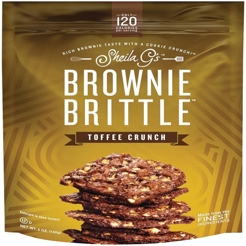 Sheila G's SG1244 Brownie Brittle, Toffee Crunch Flavor, 5 oz