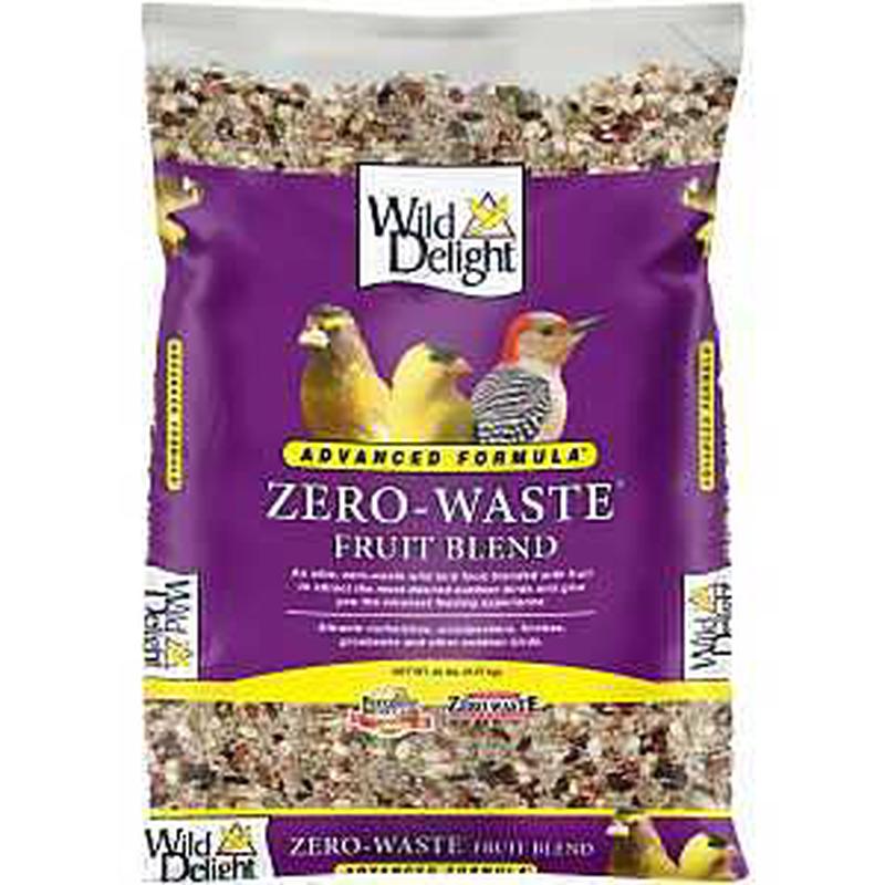 Wild Delight 360200 Blended Bird Food, Zero-Waste, Fruit Flavor, 20 lb Bag