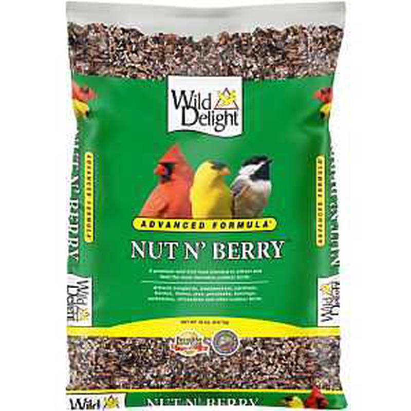 Wild Delight Nut N Berry 366200 Wild Bird Food, Dry, Natural Flavor, 20 lb Bag