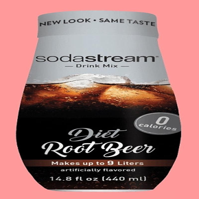 Sodastream Classics 1424204012 Soda Drink Mix, Water, Diet Root Beer, 14.9 fl-oz Bottle