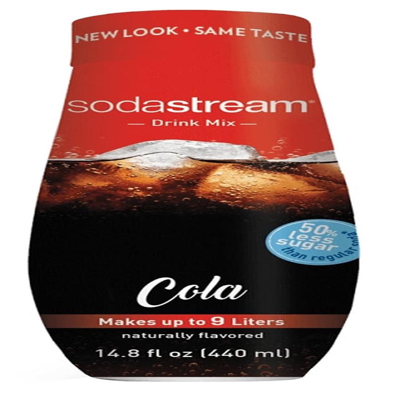 Sodastream Classics 1424220012 Soda Drink Mix, Water, Cola, 14.9 fl-oz Bottle