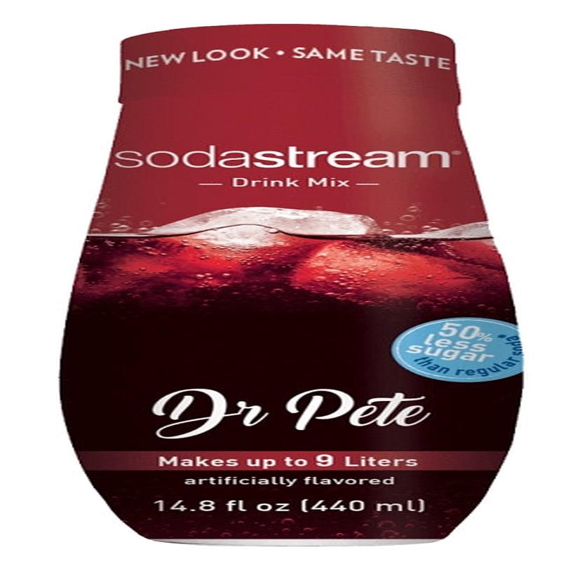 Sodastream Classics 1424222012 Soda Drink Mix, Water, Dr. Pete, 14.9 fl-oz Bottle