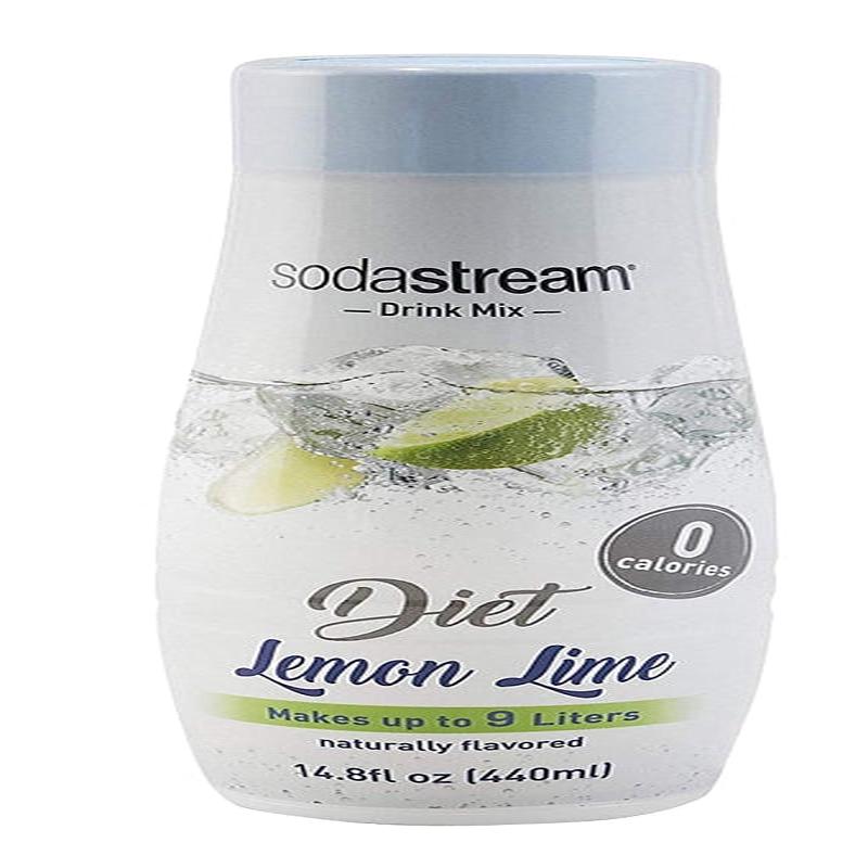 Sodastream Classics 1424227012 Soda Drink Mix, Water, Diet Lemon Lime, 14.9 fl-oz Bottle