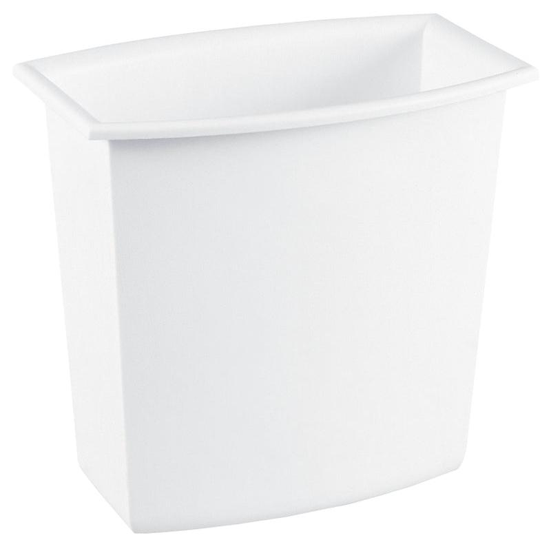 Sterilite 10198012 Wastebasket, 2.5 gal, White