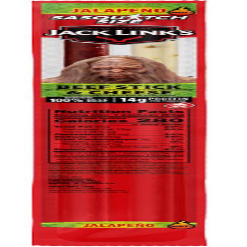 Jack Link's 10000039595 Beef and Cheese Stick Combo, Jalapeno, 2.45 oz