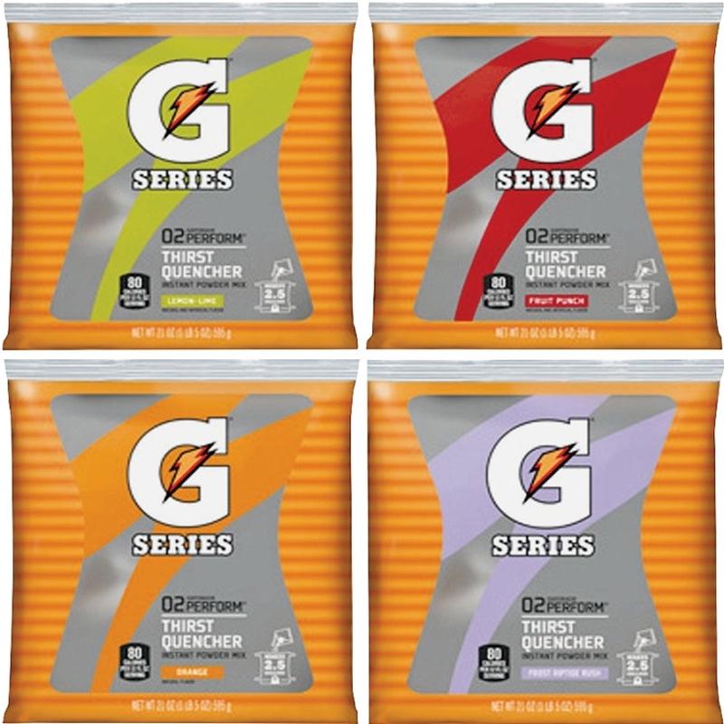 Gatorade 03944 Thirst Quencher Instant Powder Sports Drink Mix, Powder, Assorted Flavor, 21 oz Pack