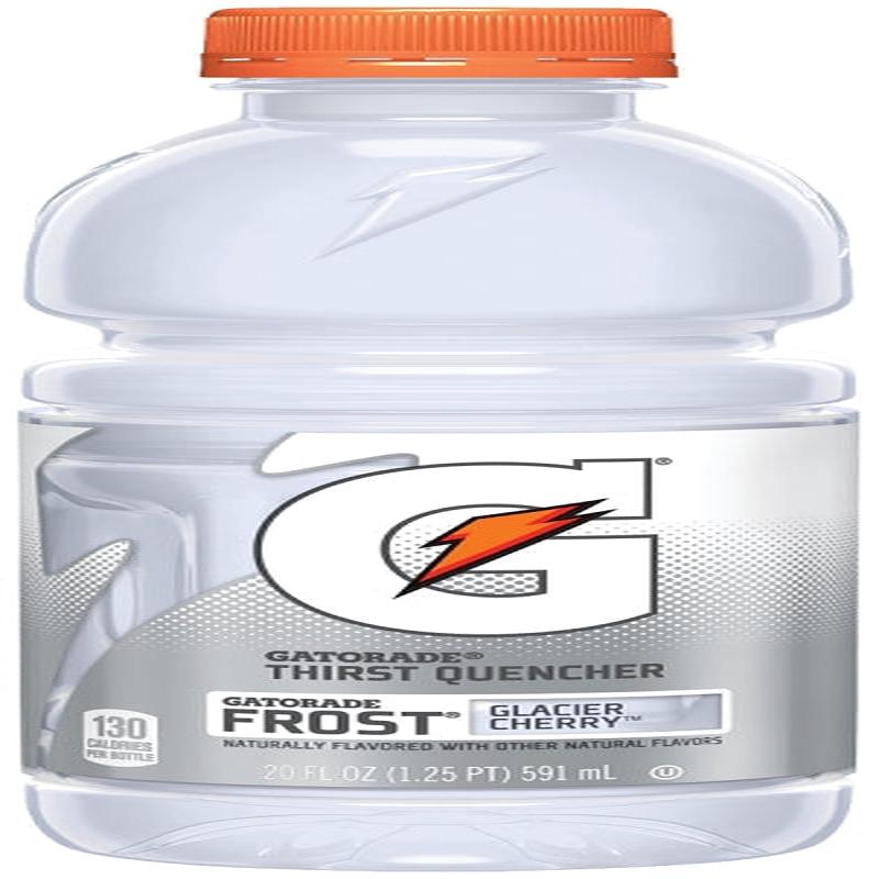 Gatorade 10247 Sports Drink, Liquid, Glacier Cherry Flavor, 20 oz Bottle