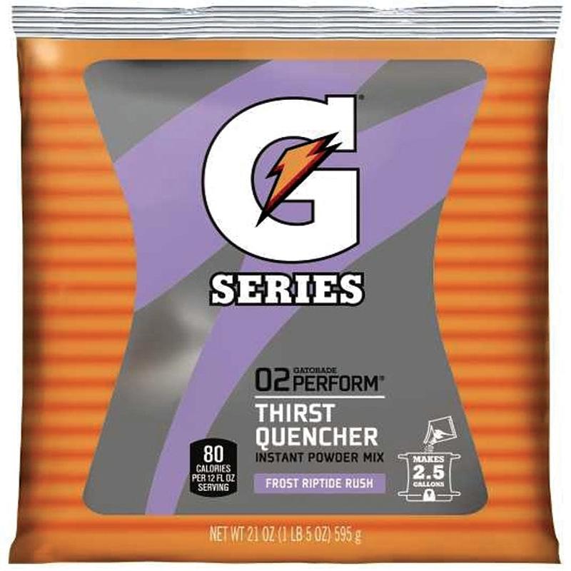 Gatorade 33673 Thirst Quencher Instant Powder Sports Drink Mix, Powder, Riptide Rush Flavor, 21 oz Pack