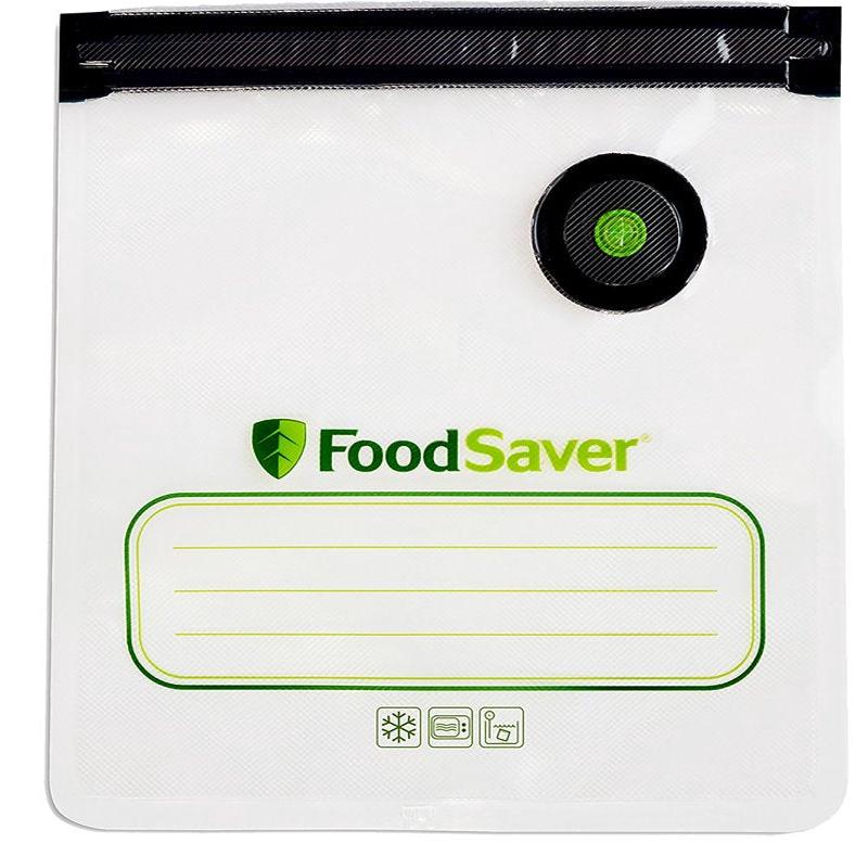 FoodSaver 2144086 Reusable Vacuum Bag, 1 qt, Plastic