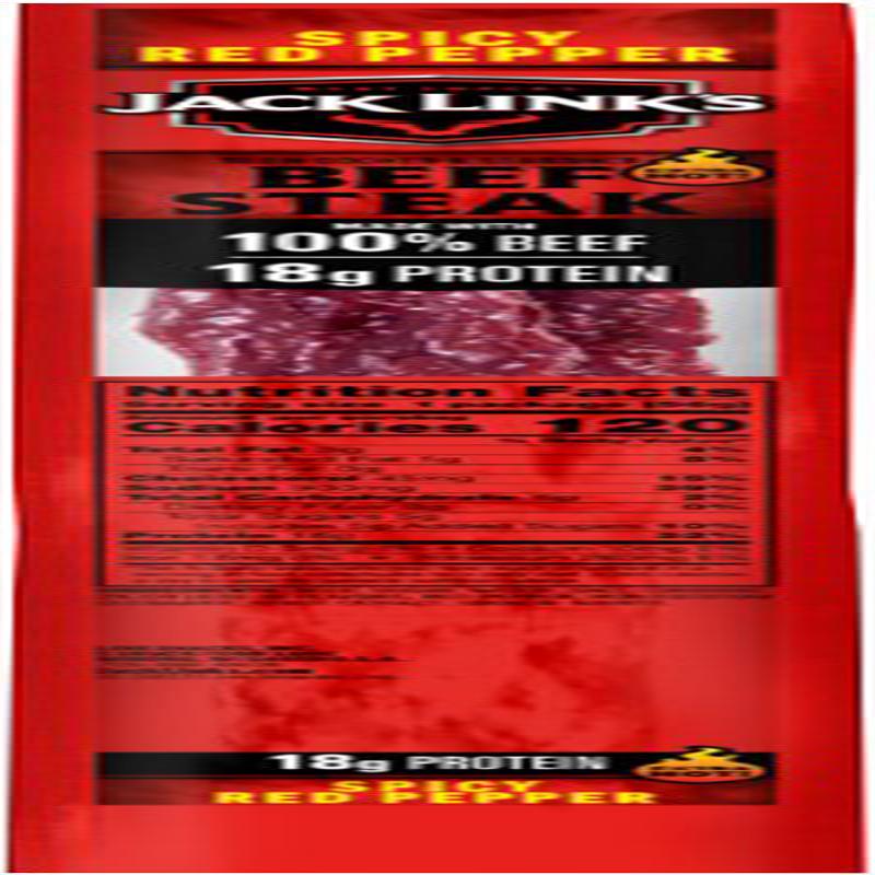 Jack Link's 10000034716 Beef Steak, Spicy Red Pepper, 2 oz