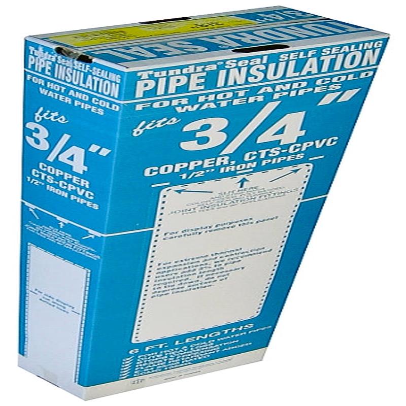 Quick R 30781T Pipe Insulation, 7/8 in ID x 1-5/8 in OD Dia, 6 ft L, Polyethylene, Black