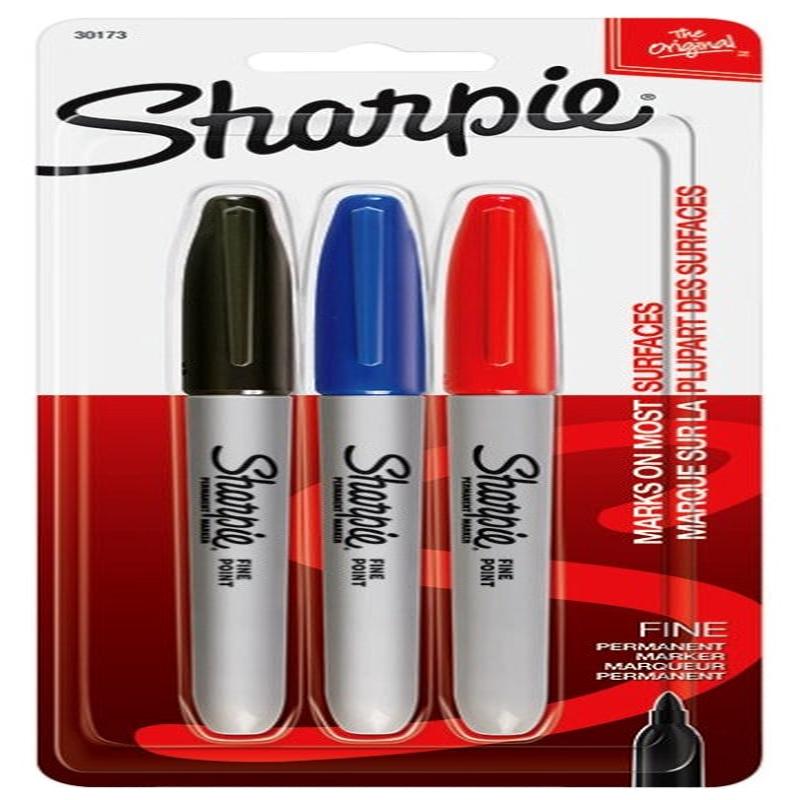Sharpie 30173 Permanent Marker, Assorted Lead/Tip