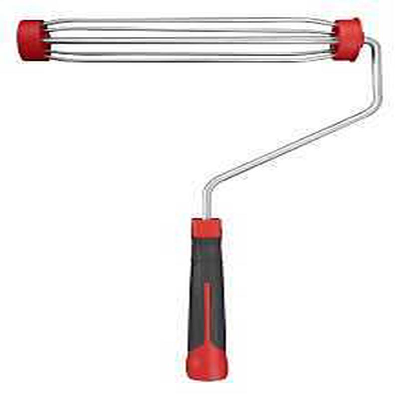 Wooster SHERGRIP R014-9 Paint Roller Frame, 9 in L Roller, Ergonomic, Soft Handle