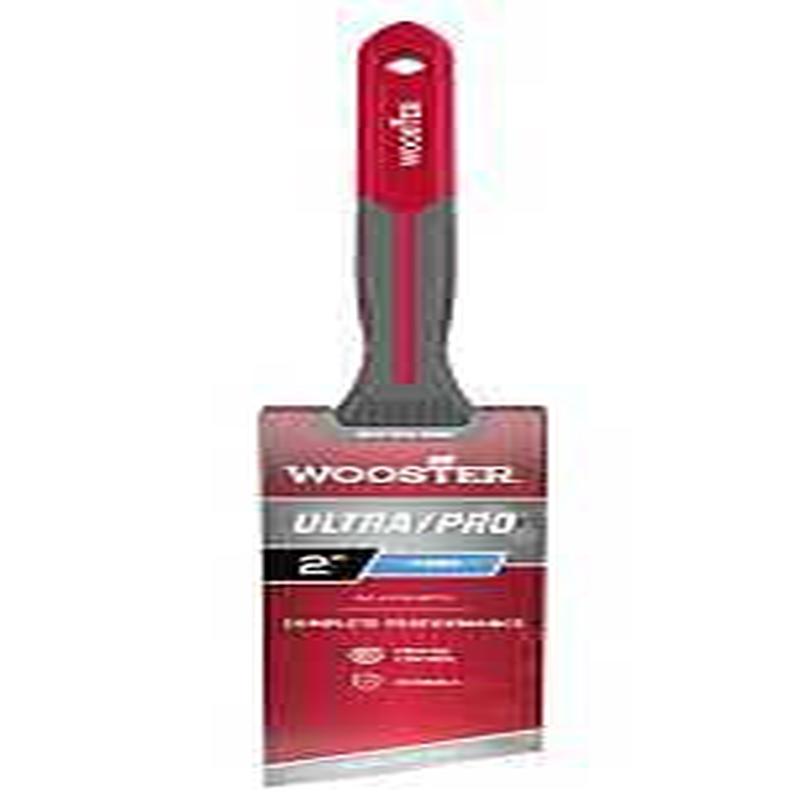 Wooster Ultra/Pro GRIPTECH MAX Series G4174-2 Paint Brush, 2 in W, Firm Angle Brush, 2-5/8 in L Bristle, Sash Handle
