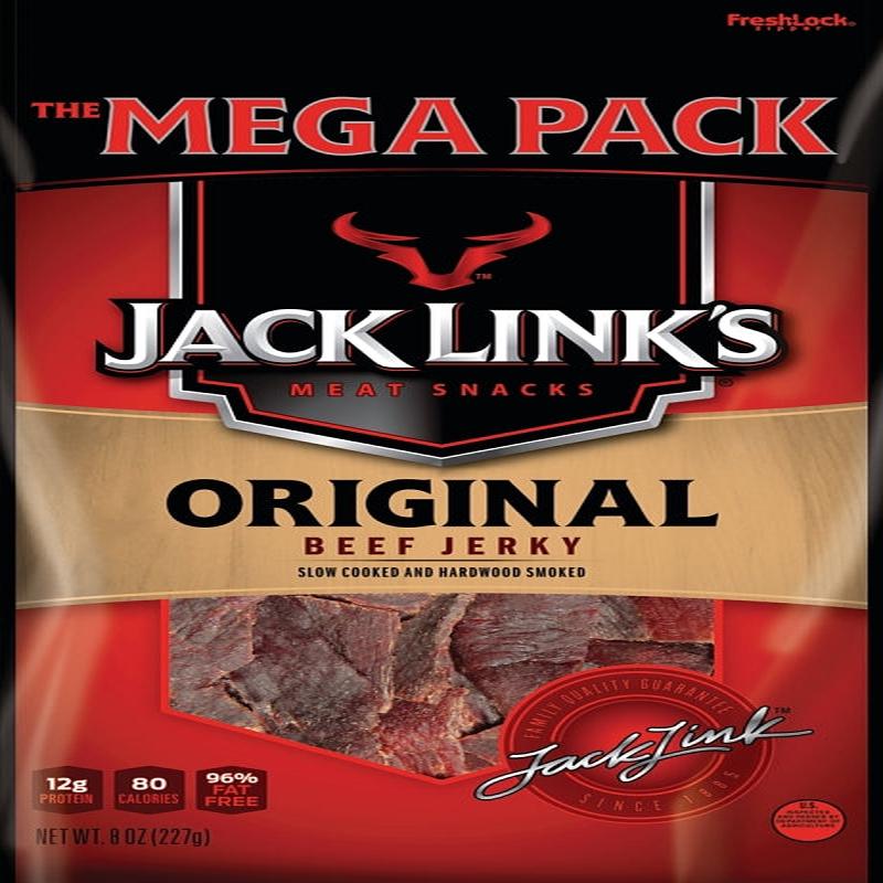 Jack Link's 10000008206 Snack, Jerky, Original, 8 oz