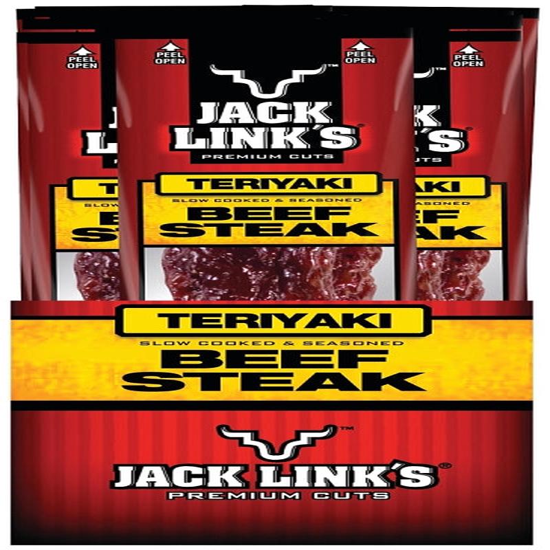 Jack Link's 02030 Snack, Stick, Teriyaki, 1 oz, Bag