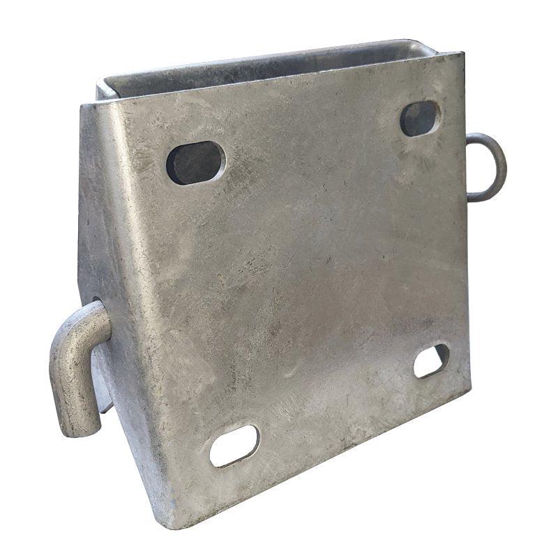 Multinautic 10000 Series 10019 Dock Hinge, 5 x 5 x 1/8 in, Galvanized Steel
