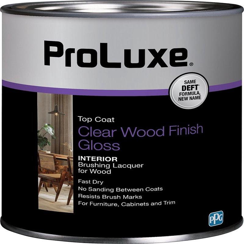 ProLuxe PLX010/04 Lacquer, Gloss, Liquid, Clear, 1 qt