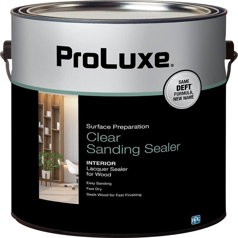 ProLuxe PLX015/01 Sanding Sealer, Satin, Liquid, Clear, 1 gal