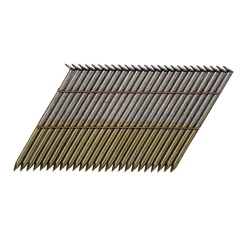 ProFIT 630250 Framing Nail, 2-3/8 in L, 11.5 ga, Stainless Steel, Brite, Offset Round Head, Ring Shank