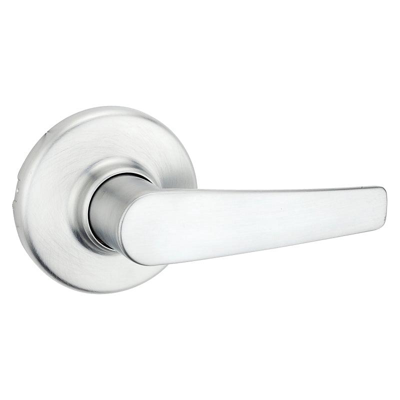 Kwikset 200DL 26D 6AL Passage Lever, Satin Chrome, Zinc, Residential, Re-Key Technology: SmartKey