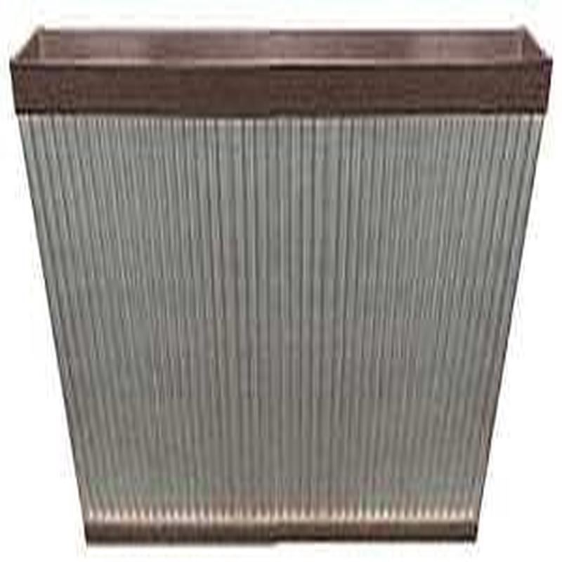 Southern Patio HDR-054818 Deck Rail Planter, 24 in Dia, 9 in H, 11-1/2 in W, 24 in D, Westlake Design, HDR, Rustic