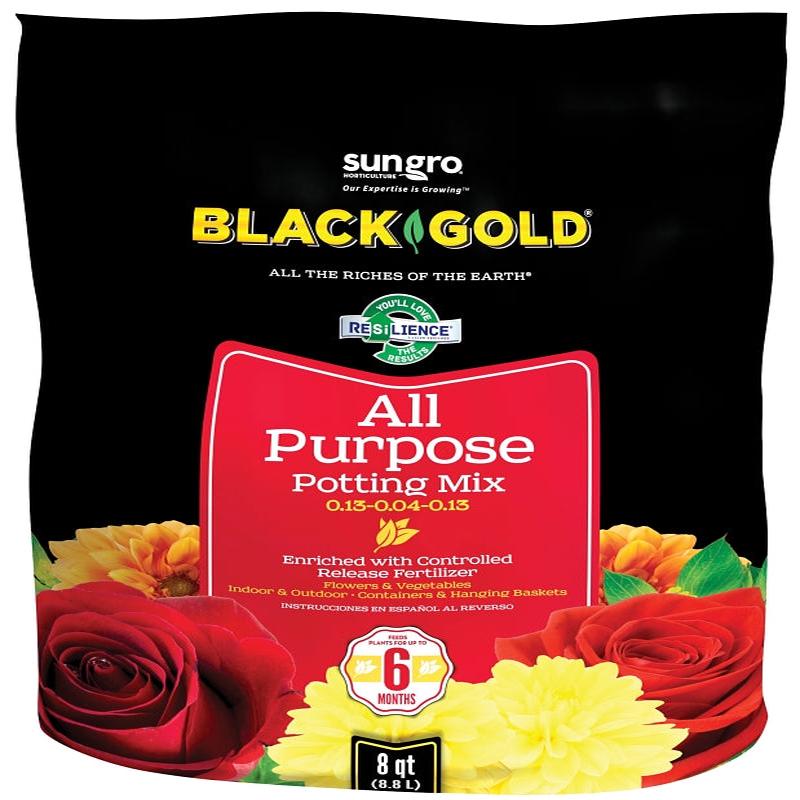 sun gro 1410102 8.00 QT P Series Potting Mix, 240 Bag, Granular, Brown/Earthy