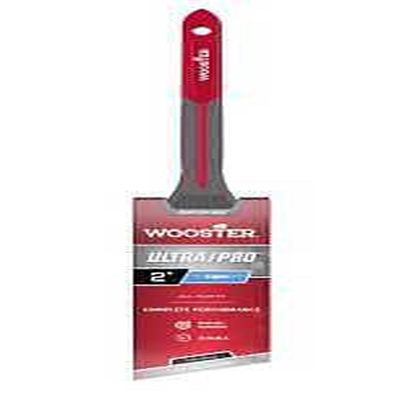 Wooster Ultra/Pro GRIPTECH MAX Series G4181-2 Paint Brush, 2 in W, Firm Thin Angle Brush, 2-5/8 in L Bristle